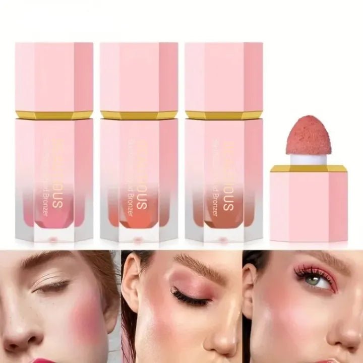 Beautious Pack of 1 Air Cushion Liquid  Cheek Liquid Blusher Makeup