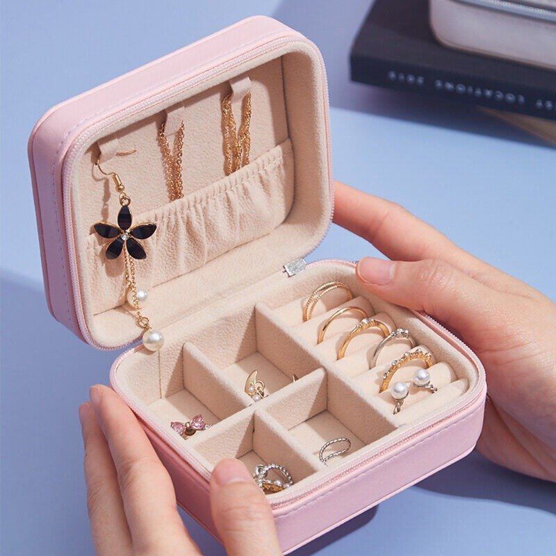 Compact Makeup Organizer with Drawer & Brush Holder